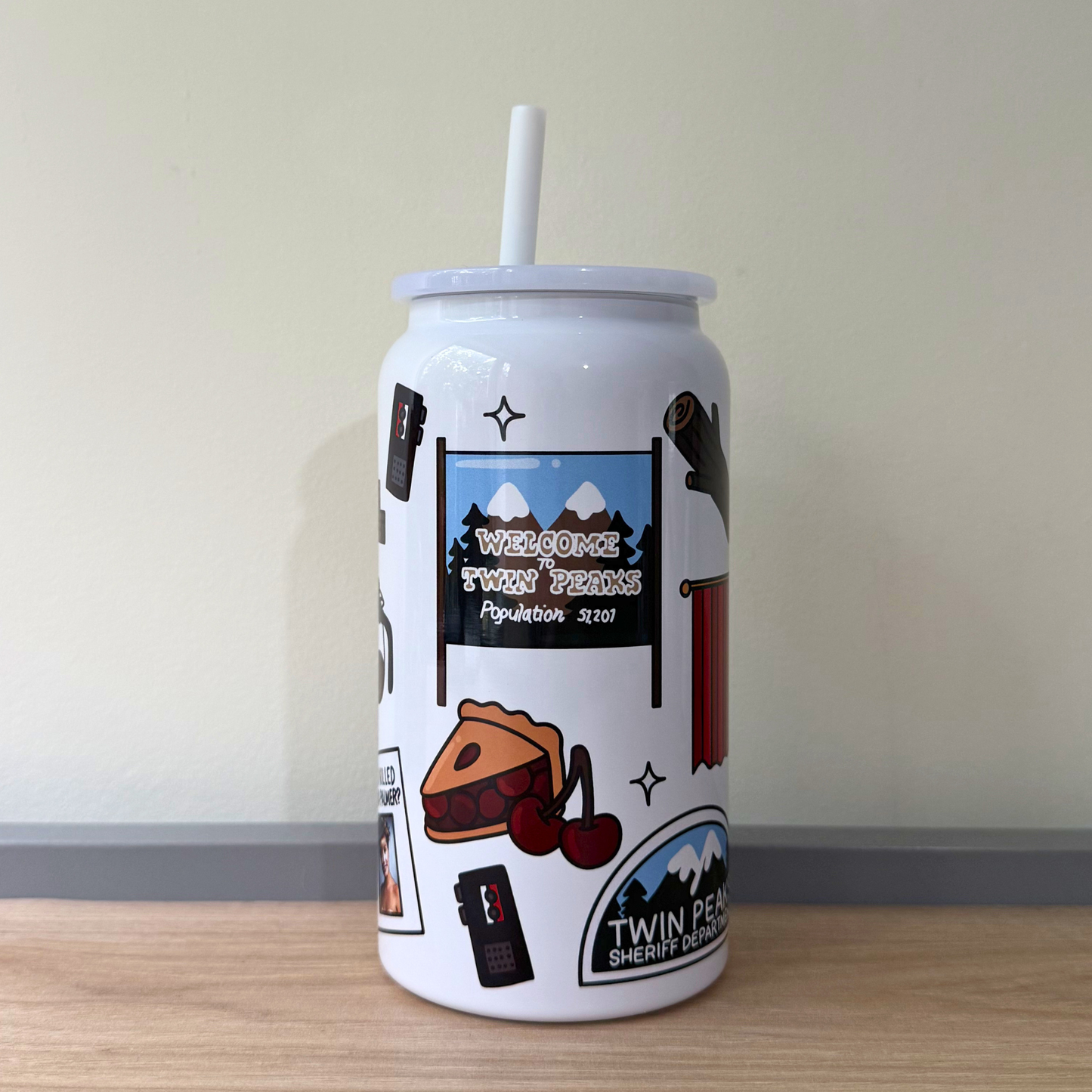 Twin Peaks Iced Coffee Cup – Fan Gift Tumbler