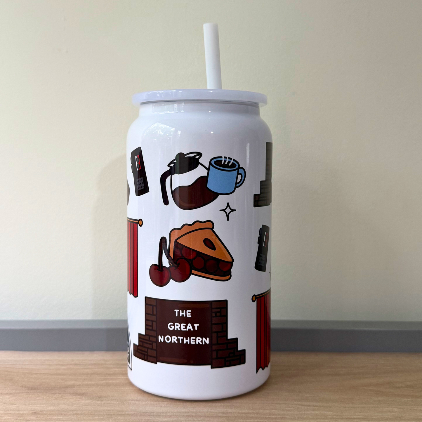 Twin Peaks Iced Coffee Cup – Fan Gift Tumbler