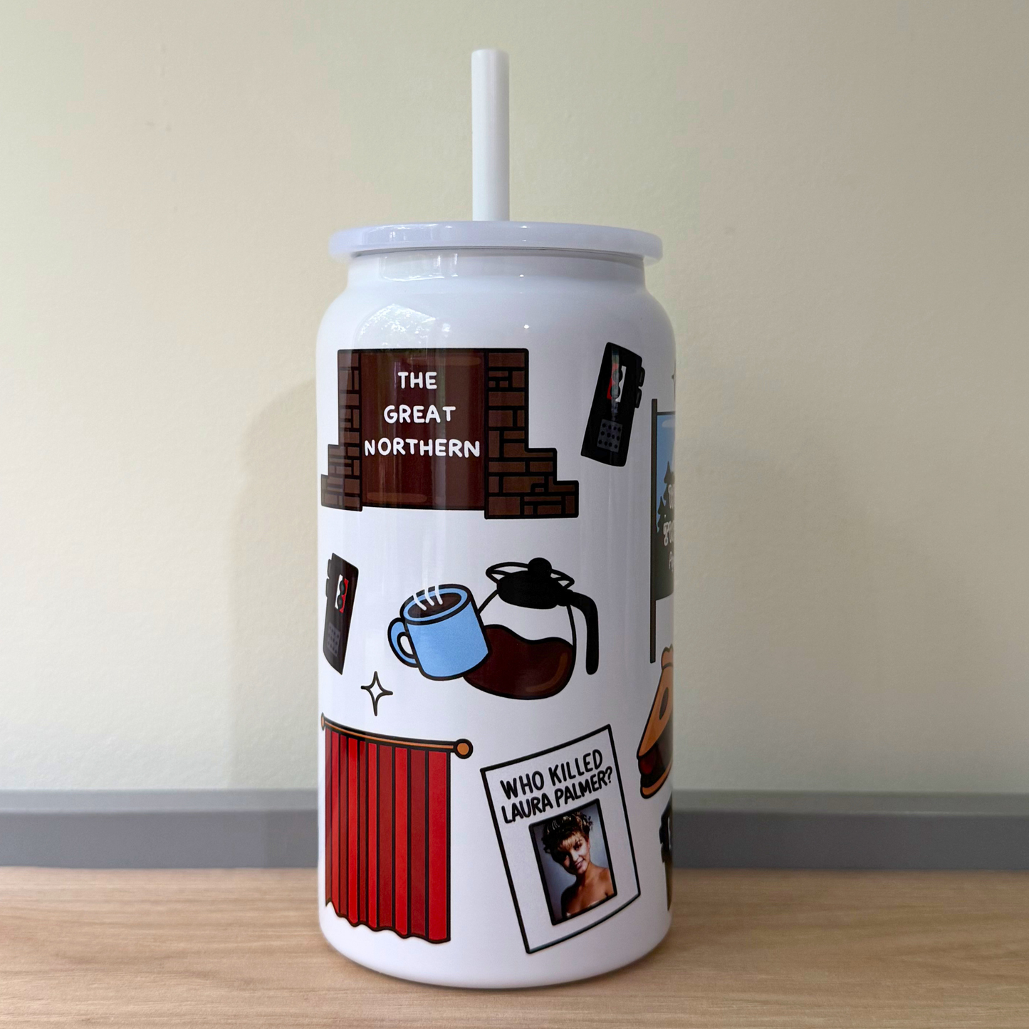 Twin Peaks Iced Coffee Cup – Fan Gift Tumbler